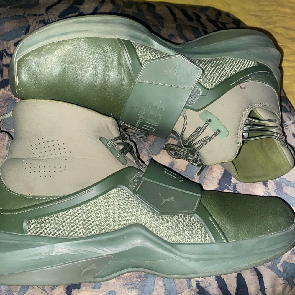 PUMA Ignite Fenty by Rihanna high top sneakers Cyprus green size 10